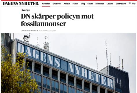 zweedse krant|Dagens Nyheter